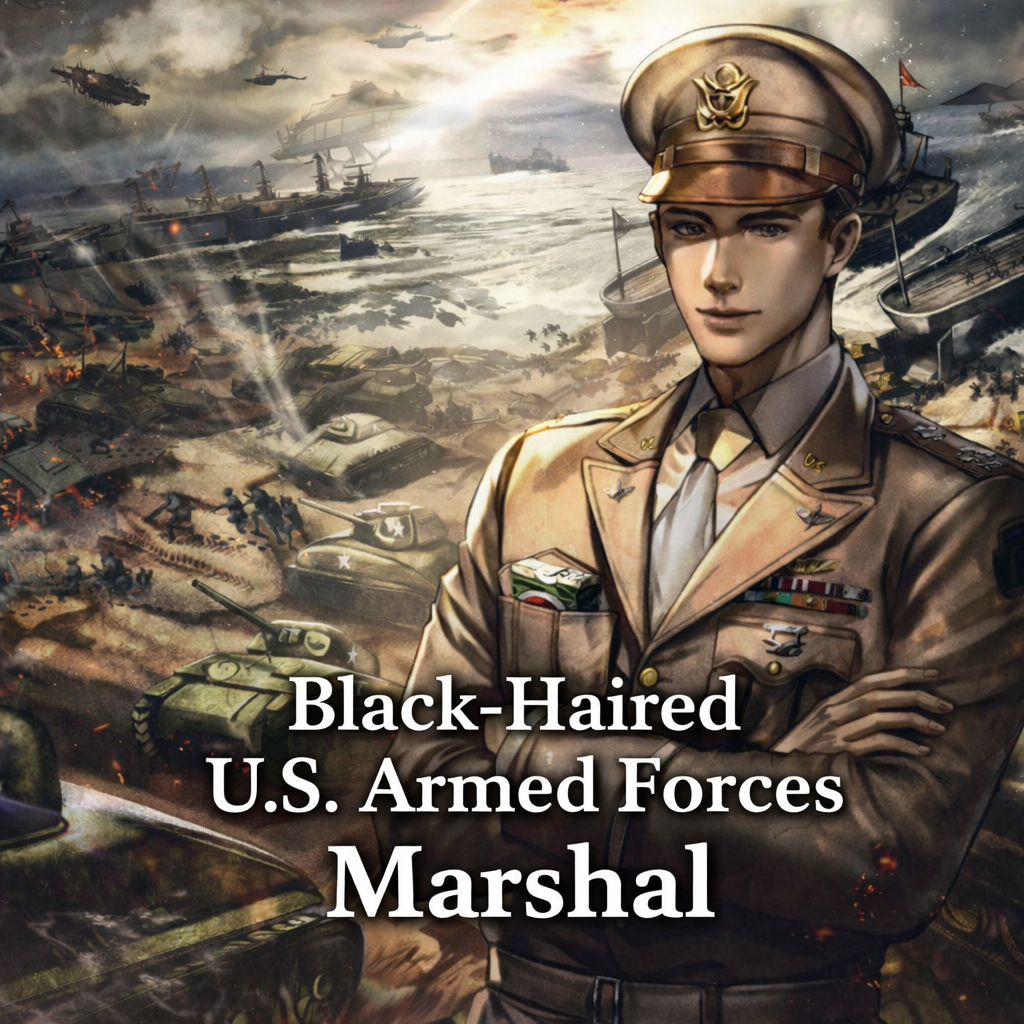 Black-Haired U.S. Armed Forces Marshal